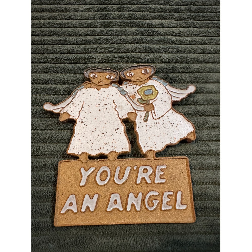 Ceramic You're An Angel Wall Hanging Decor Figurines Cute Gift